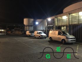 3 x vans at CF10 oil stores